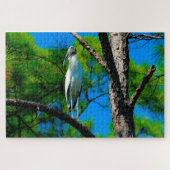 Wood Stork Florida Legpuzzel (Horizontaal)