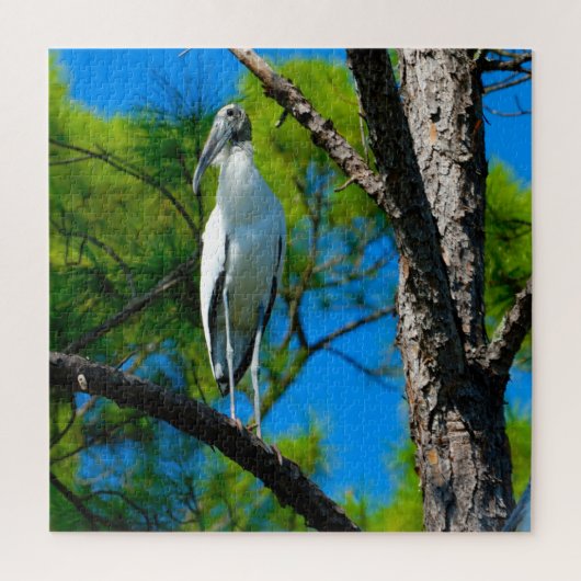 Wood Stork Florida Legpuzzel (Verticaal)