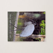 Wood Stork Walking Legpuzzel (Horizontaal)