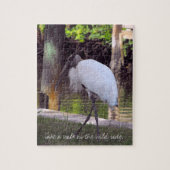 Wood Stork Walking Legpuzzel (Verticaal)