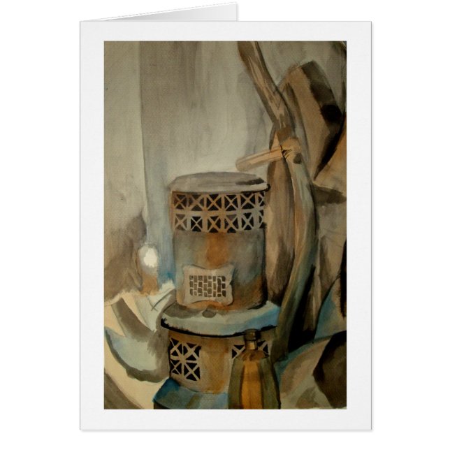 Wood Stove en Sythe (Voorkant)