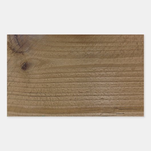 Wood texture of native timber rechthoekige sticker (Voorkant)