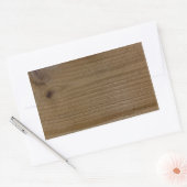 Wood texture of native timber rechthoekige sticker (Envelop)
