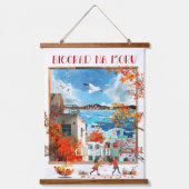 Wood Topped Wall Tapestry - Biograd na Moru 2 Hangend Wandkleed (Voorkant)