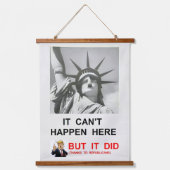 Wood Topped Wall Tapestry Hangend Wandkleed (Voorkant)