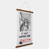 Wood Topped Wall Tapestry Hangend Wandkleed (Gebogen)