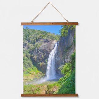 Wood Topped Wall Tapestry Hangend Wandkleed