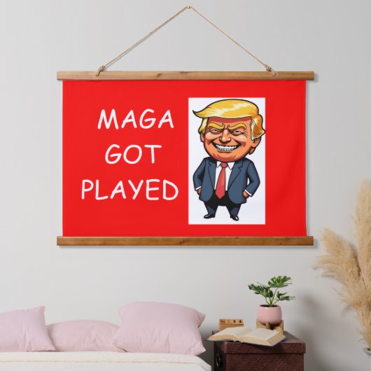 Wood Topped Wall Tapestry Hangend Wandkleed (Slaapkamer)