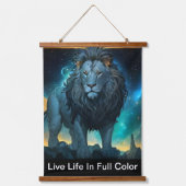 Wood Topped Wall Tapestry Hangend Wandkleed (Voorkant)