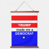 Wood Topped Wall Tapestry Hangend Wandkleed (Voorkant)