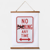 Wood Topped Wall Tapestry Hangend Wandkleed (Voorkant)