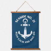 wood topped wall tapestry hangend wandkleed (Voorkant)