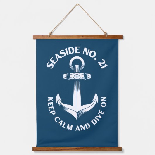 wood topped wall tapestry hangend wandkleed (Voorkant)