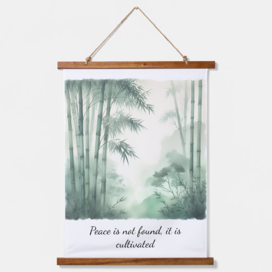 Wood Topped Wall Tapestry Paz Hangend Wandkleed (Voorkant)