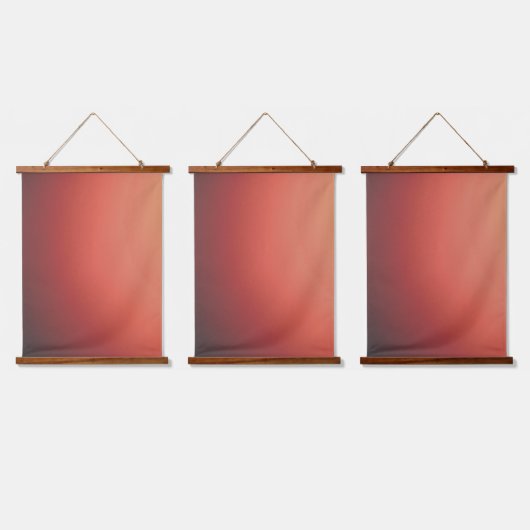 Wood Topped Wall Tapestry style and design Hangend Wandkleed (Driedubbel)