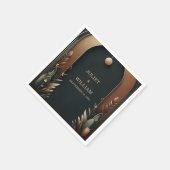 Wood Tree Forest rustieke schuur Boerderij boog br Servet (Hoek)