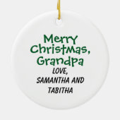 Wood Turner Gift Woodturn Shop Cartoon Humor Keramisch Ornament (Achterkant)