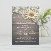 Wood van het huwelijk Licht Kaart (Staand voorkant)