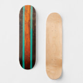 Wood vintage design skateboard (Voorkant)