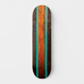 Wood vintage design skateboard (Voorkant)
