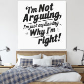 Wood Wall Art Canvas Afdruk (Insitu (Slaapkamer))