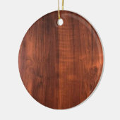 Wood WALNUT KOPEN BLANK Blanche + TEKST Keramisch Ornament (Links)
