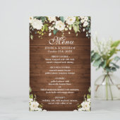 Wood & White Rose Rustic (Staand voorkant)