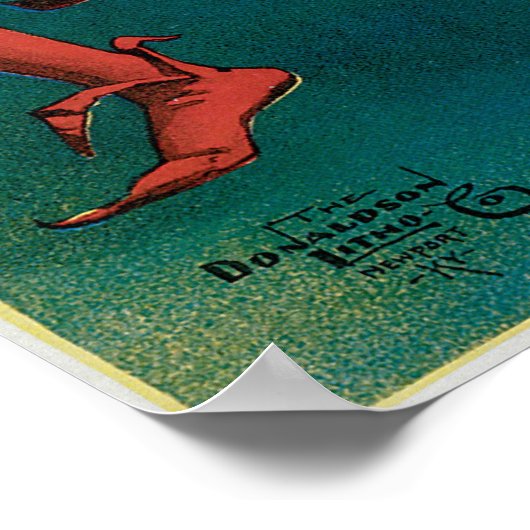 Wood ~ Woodita Magicien  Magic Act Poster (Hoek)