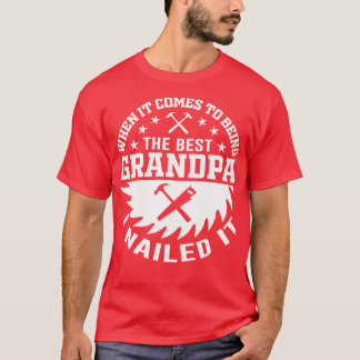 Wood Worker Grandpa T-shirt