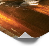 Woodarbeider - Een oud Lathe Poster (Hoek)