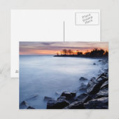 Woodbine Beach Toronto Ontario Canada op zonsopgan Briefkaart (Voorkant / Achterkant)