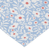 Woodblock bloemenpatroon medium tafelloper (Hoek)