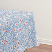 Woodblock bloemenpatroon tafelkleed (Voorbeeld)