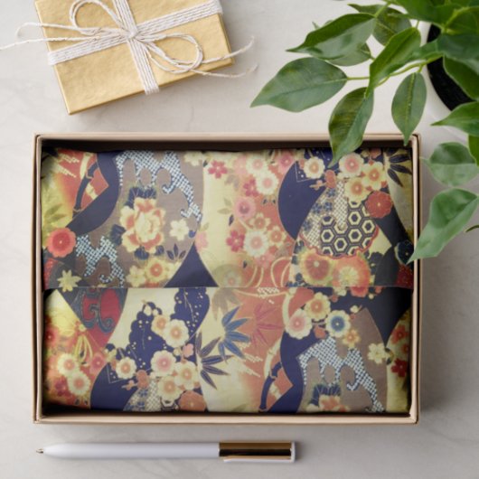 Woodblock Fans Tissuepapier (Geschenk)