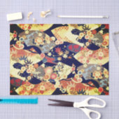 Woodblock Fans Tissuepapier (Craft)