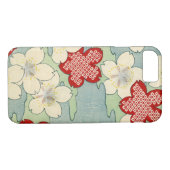 Woodblock Print of Dogwood Blossom Case-Mate iPhone Case (Achterkant (Horizontaal))