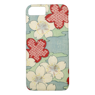 Woodblock Print of Dogwood Blossom Case-Mate iPhone Case