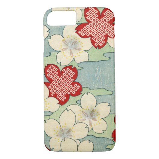 Woodblock Print of Dogwood Blossom Case-Mate iPhone Case (Achterkant)