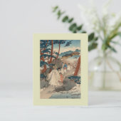 Woodblock print van Elizabeth Keith Briefkaart (Staand voorkant)