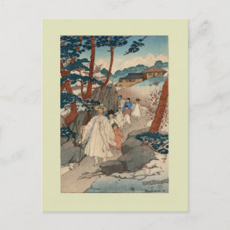 Woodblock print van Elizabeth Keith Briefkaart