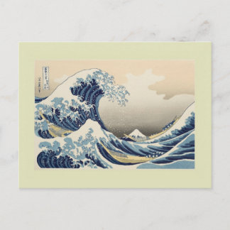 Woodblock print van Katsushika Hokusai Briefkaart