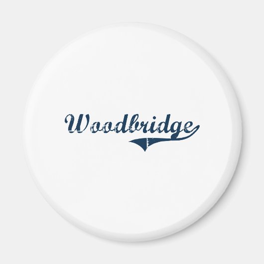 Woodbridge Connecticut Classic Design Magneet (Voorkant)