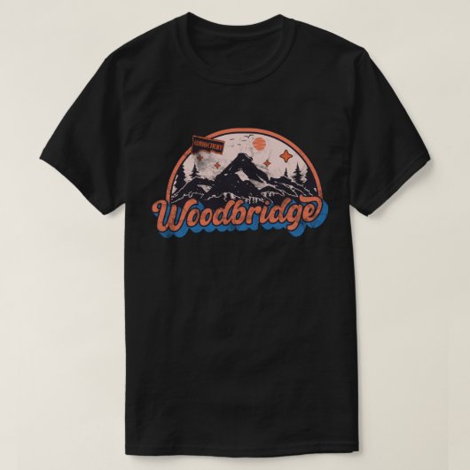 Woodbridge, Connecticut T-shirt (Design voorkant)