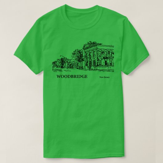 Woodbridge New Jersey 4 T-shirt (Design voorkant)