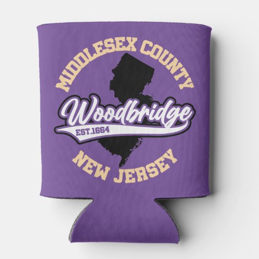 Woodbridge, New Jersey Blikjeskoeler (Achterkant)