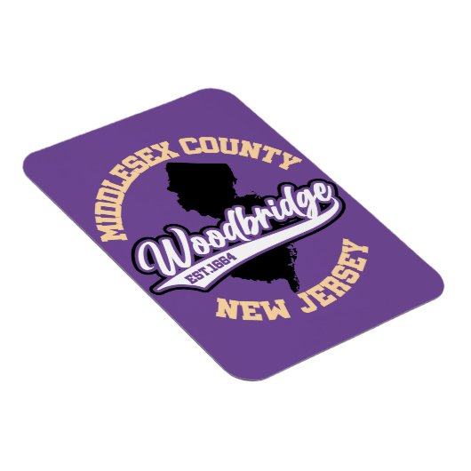 Woodbridge, New Jersey Magneet (Rechterzijde)