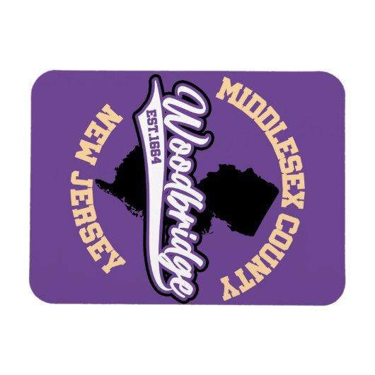 Woodbridge, New Jersey Magneet (Horizontaal)