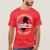 Woodbridge, New Jersey T-shirt (Voorkant)