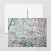 WOODBRIDGE, VA  Map Briefkaart (Voorkant / Achterkant)