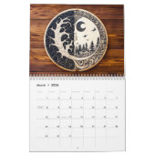 Woodburned Animals & Trees – 2026 Calendar Kalender (Mar 2026)